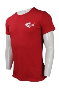 T810 tailor-made round neck short-sleeved T-shirt design printed logo short-sleeved T-shirt custom-made church T-shirt garment factory